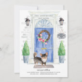 Faire-part de déménagement de la porte d'entrée du (Devant)