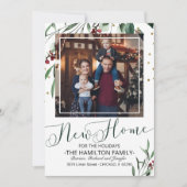 Faire-part de déménagement de Noël (Devant)