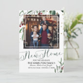 Faire-part de déménagement de Noël (Debout devant)