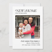 Faire-part de déménagement de Noël (Devant)