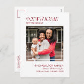 Faire-part de déménagement de Noël (Devant / Derrière)