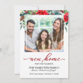 Faire-part de déménagement de Noël (Devant)