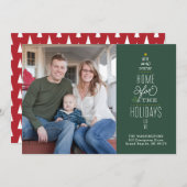 Faire-part de déménagement de Noël Changement d'ad (Devant / Derrière)