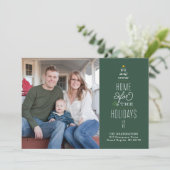 Faire-part de déménagement de Noël Changement d'ad (Debout devant)