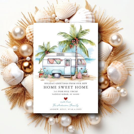 Faire-part de déménagement de vacances de Camper R