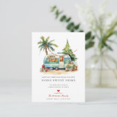 Faire-part de déménagement de vacances de Camper R (Debout devant)