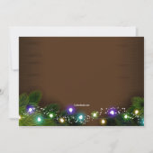 Faire-part de déménagement des lumières des vacanc (Dos)