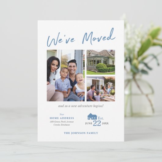 Faire-part de déplacement (Debout devant)