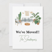 Faire-part de déplacement (Devant)