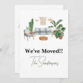 Faire-part de déplacement (Devant / Derrière)