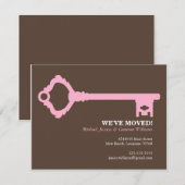 Faire-part de déplacement (Devant / Derrière)