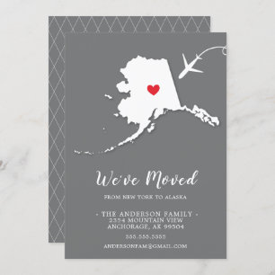 Faire-part de déplacement   ALASKA