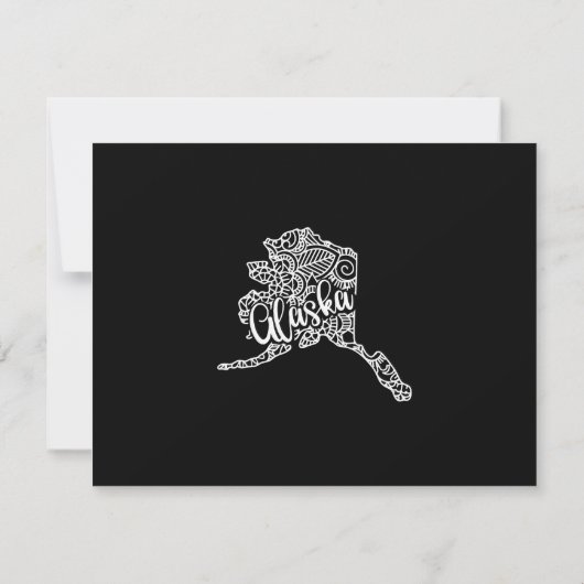 Faire-part de déplacement ALASKA couleur modifiabl (Dos)
