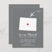 Faire-part de déplacement | COLORADO (Devant / Derrière)