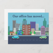 Faire-part de déplacement d'adresse nouvelle entre (Devant / Derrière)