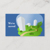 Faire-part de déplacement d'adresse Office Buildin (Devant)