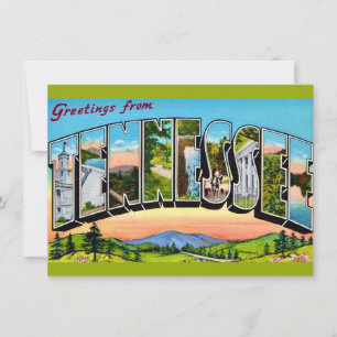 Faire-part de déplacement de carte postale Tenness