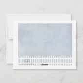 Faire-part de déplacement de clôture de ticket (Dos)