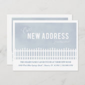 Faire-part de déplacement de clôture de ticket (Devant / Derrière)