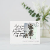 Faire-part de déplacement de destination de l'État (Debout devant)