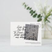 Faire-part de déplacement de destination de l'État (Debout devant)