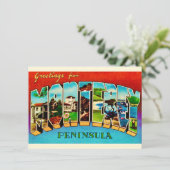 Faire-part de déplacement de la carte de Monterey  (Debout devant)