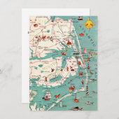 Faire-part de déplacement de la côte de la Carolin (Devant / Derrière)