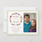 Faire-part de déplacement de la couronne de fleurs (Devant)