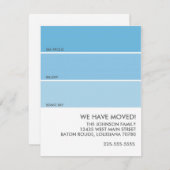 Faire-part de déplacement de la montre de peinture (Devant / Derrière)