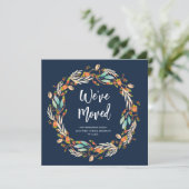 faire-part de déplacement de la nouvelle adresse (Debout devant)