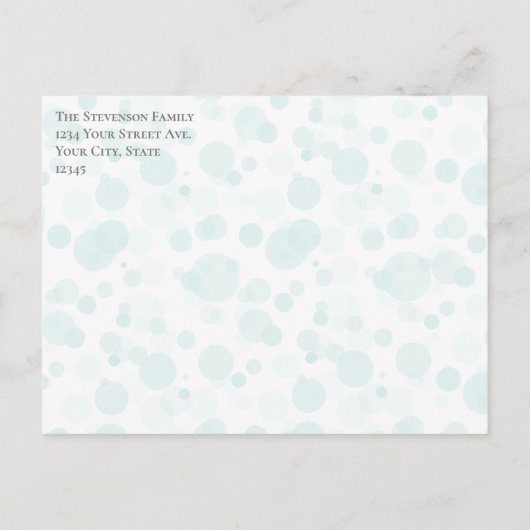 Faire-part de déplacement de la photo cardiaque Ch (Dos)