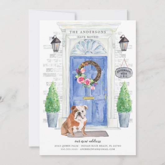 Faire-part de déplacement de la porte avant de Bul (Devant)