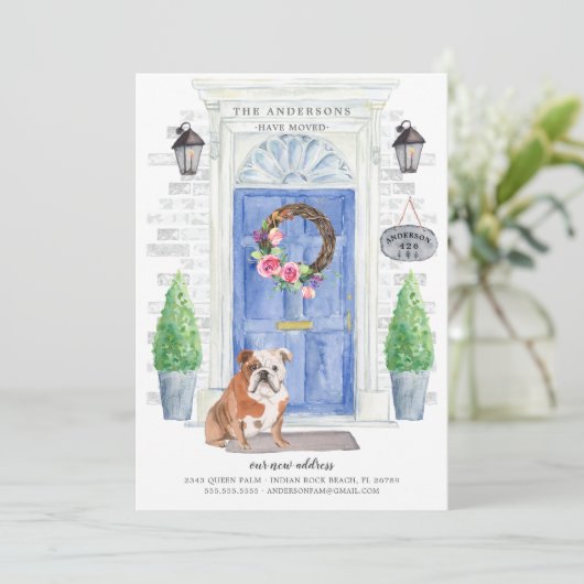 Faire-part de déplacement de la porte avant de Bul (Debout devant)