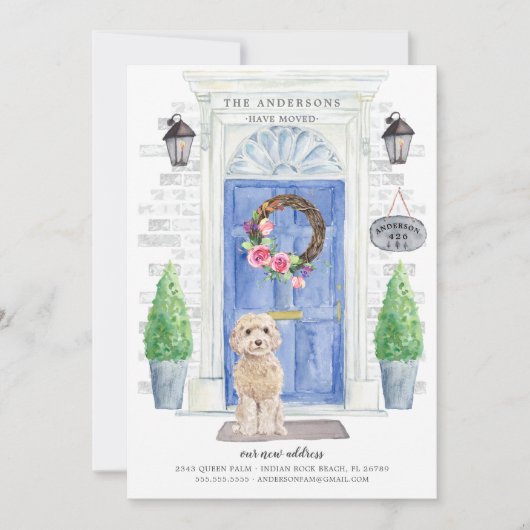 Faire-part de déplacement de la porte avant du Coc (Devant)