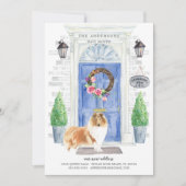 Faire-part de déplacement de la porte d'entrée de  (Devant)