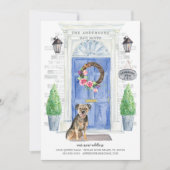 Faire-part de déplacement de la porte d'entrée du (Devant)