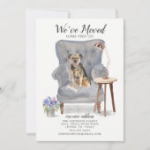 Faire-part de déplacement de Terrier frontalier (Devant)