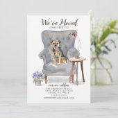 Faire-part de déplacement de Terrier frontalier (Debout devant)