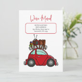 Faire-part de déplacement de voiture (Debout devant)