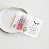 Faire-part de déplacement du budget de l'aquarelle