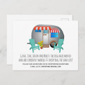 Faire-part de déplacement du camping-car (Devant / Derrière)