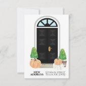 Faire-part de déplacement du Citrouille de porte n (Devant)