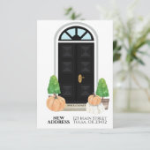 Faire-part de déplacement du Citrouille de porte n (Debout devant)