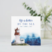 Faire-part de déplacement du phare côtier (Debout devant)