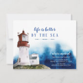 Faire-part de déplacement du phare côtier (Devant)