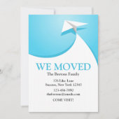 Faire-part de déplacement du plan papier (Devant)