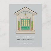 Faire-part de déplacement du port avant couleur pe (Devant)