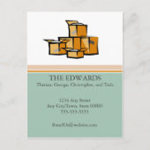 Faire-part de déplacement empaqueté (Devant)