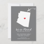Faire-part de déplacement | État ARIZONA (Devant)