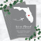 Faire-part de déplacement | État Floride